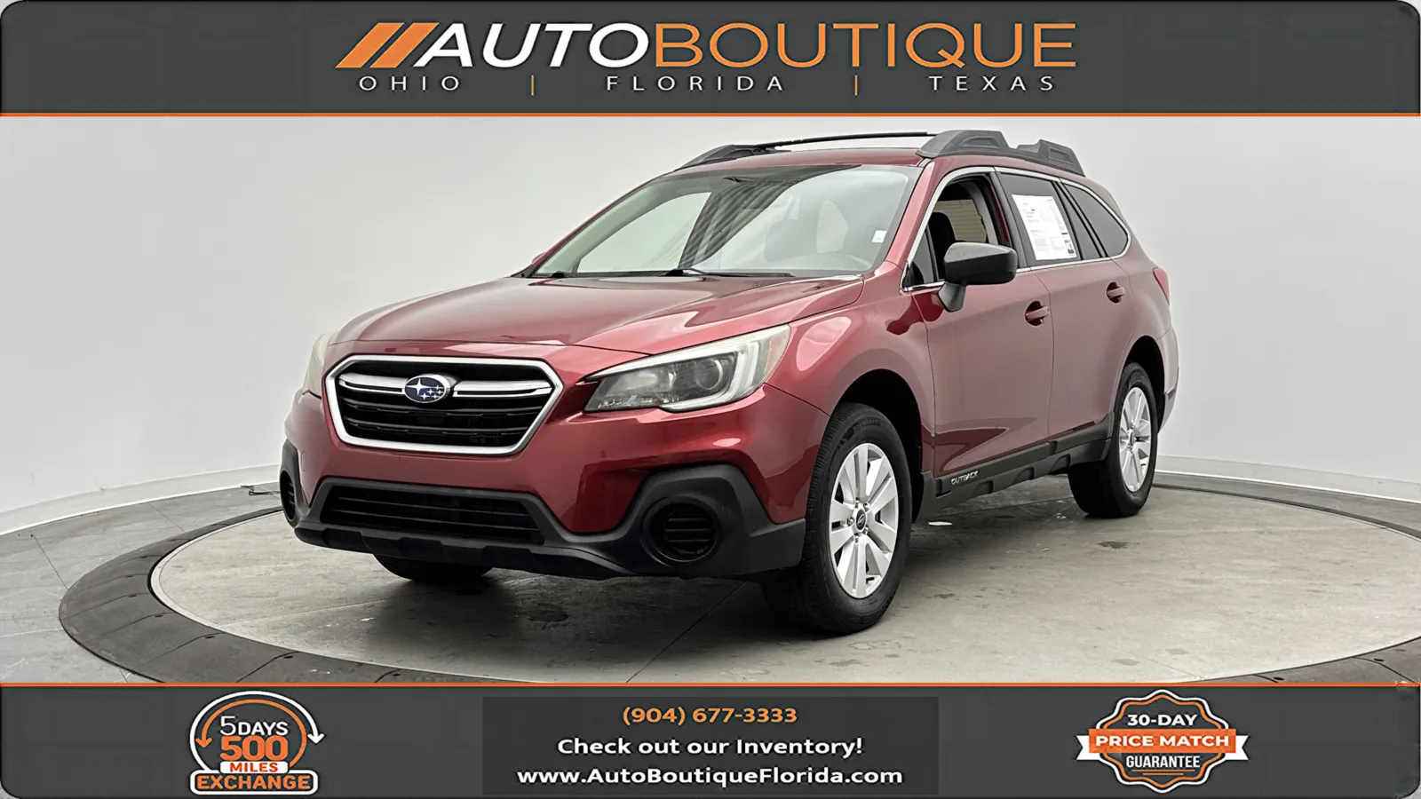 2018 Subaru Outback 2.5i for sale in Jacksonville, FL