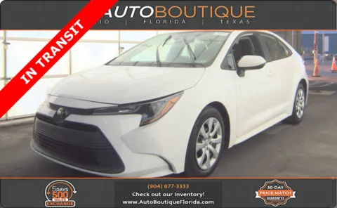 White 2023 Toyota Corolla LE for sale in Jacksonville, FL
