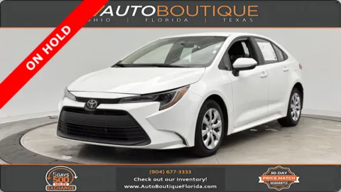 White 2023 Toyota Corolla LE for sale in Jacksonville, FL