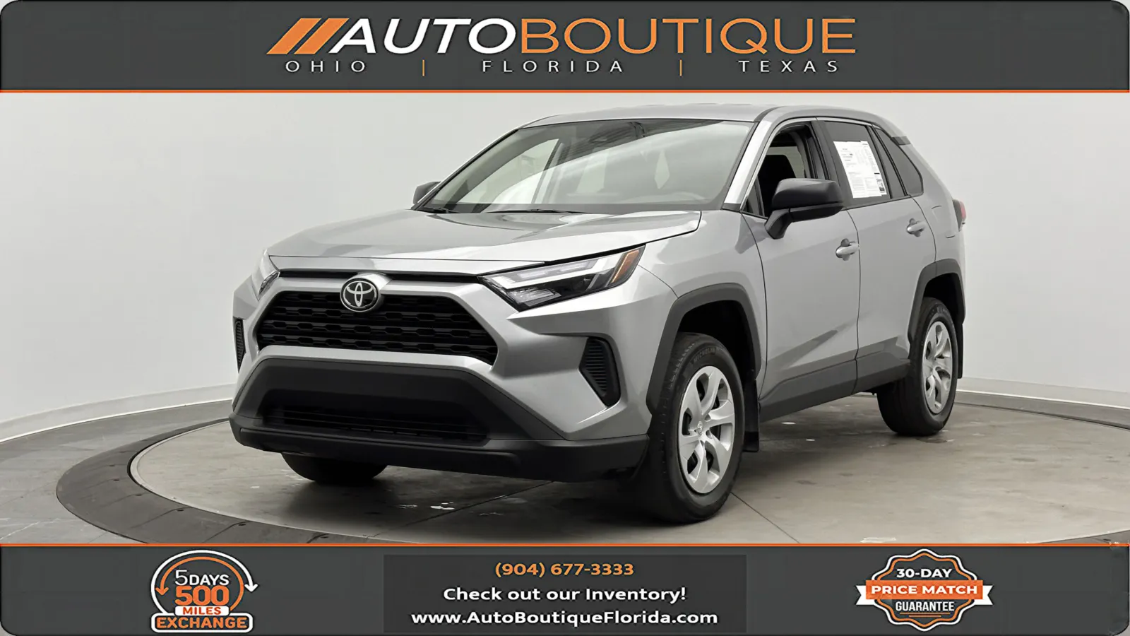 Silver 2024 Toyota RAV4 LE for sale in Jacksonville, FL