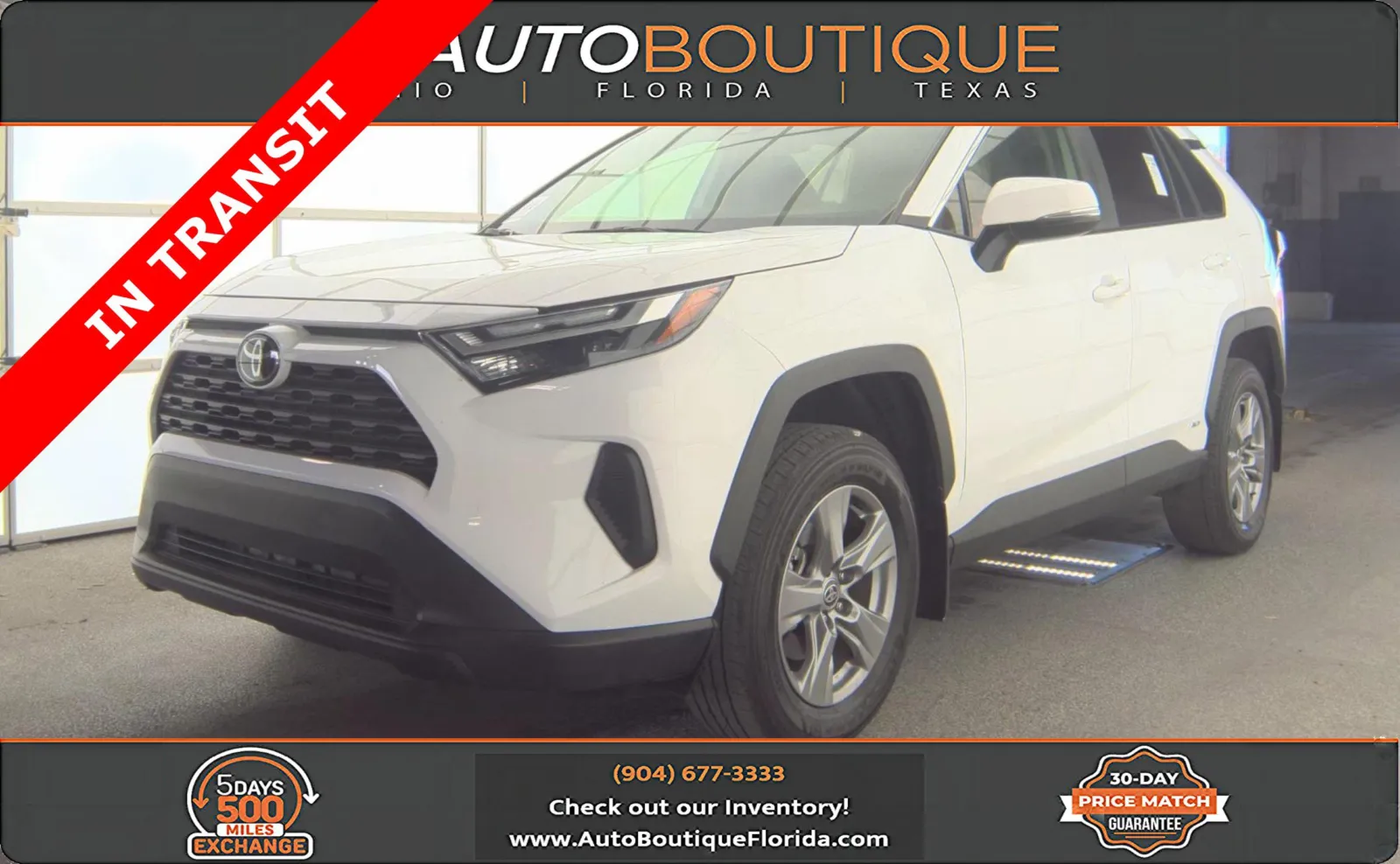 White 2025 Toyota RAV4 Hybrid XLE for sale in Jacksonville, FL