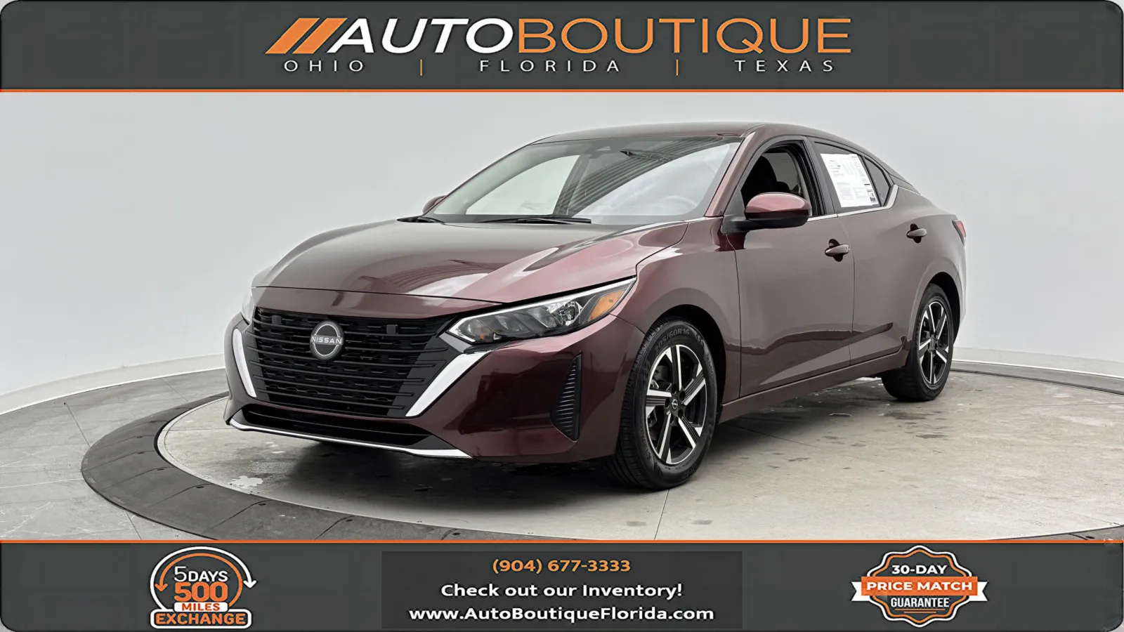 Red 2024 Nissan Sentra SV for sale in Jacksonville, FL