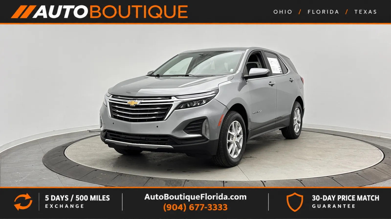 Gray 2023 Chevrolet Equinox LT for sale in Jacksonville, FL