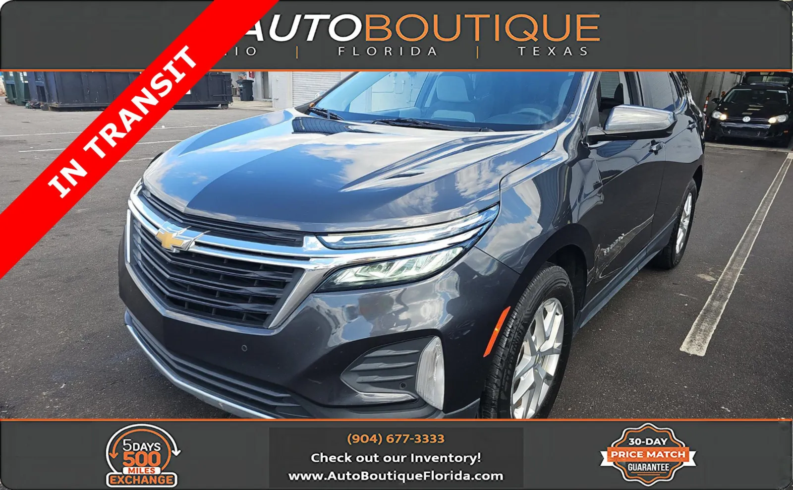 Gray 2022 Chevrolet Equinox LT for sale in Jacksonville, FL