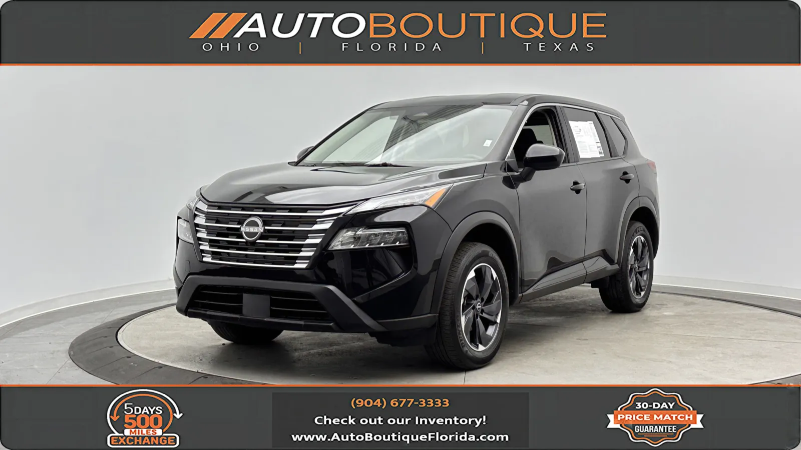 Black 2025 Nissan Rogue SV for sale in Jacksonville, FL