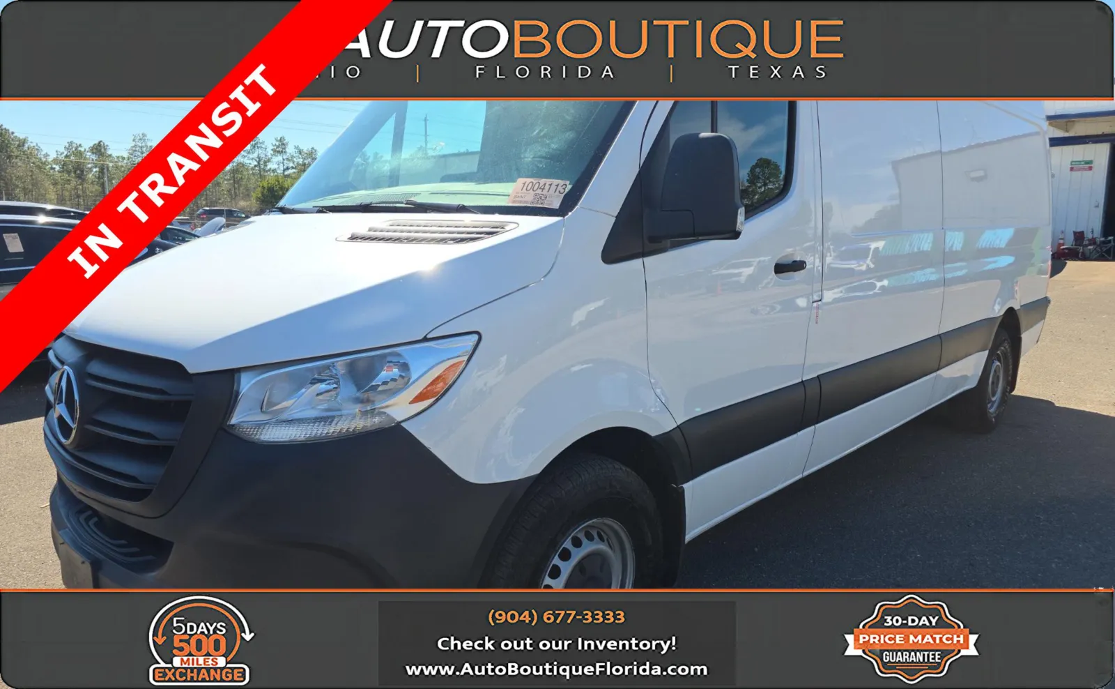 White 2023 Mercedes-Benz Sprinter Cargo Van 2500 for sale in Jacksonville, FL