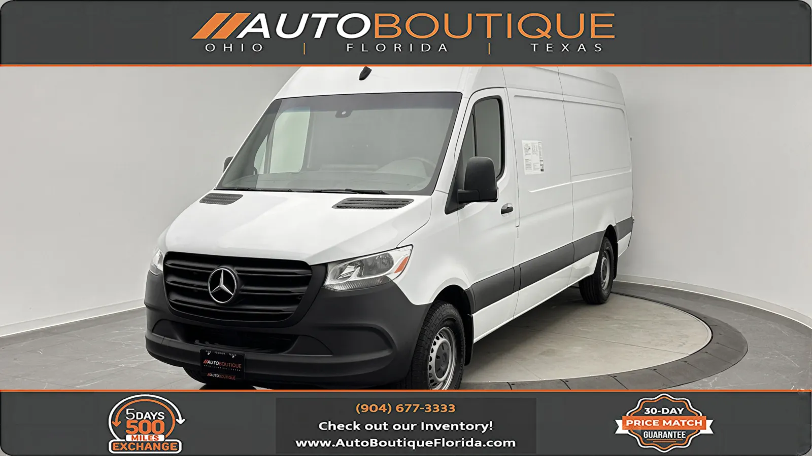 White 2023 Mercedes-Benz Sprinter Cargo Van 2500 for sale in Jacksonville, FL
