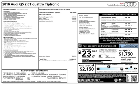 More photos of 2016 Audi Q5 Premium at Auto Boutique Florida, FL