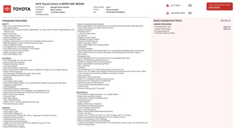 More photos of 2018 Toyota Camry XSE at Auto Boutique Florida, FL