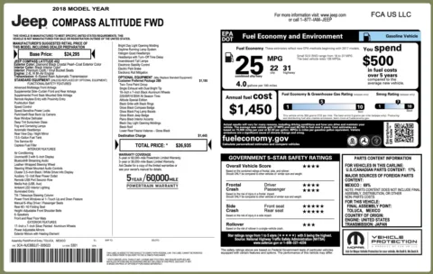 More photos of 2018 Jeep Compass Altitude at Auto Boutique Florida, FL