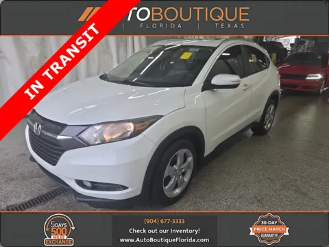 White 2016 Honda HR-V EX-L w/Navi for sale in Jacksonville, FL