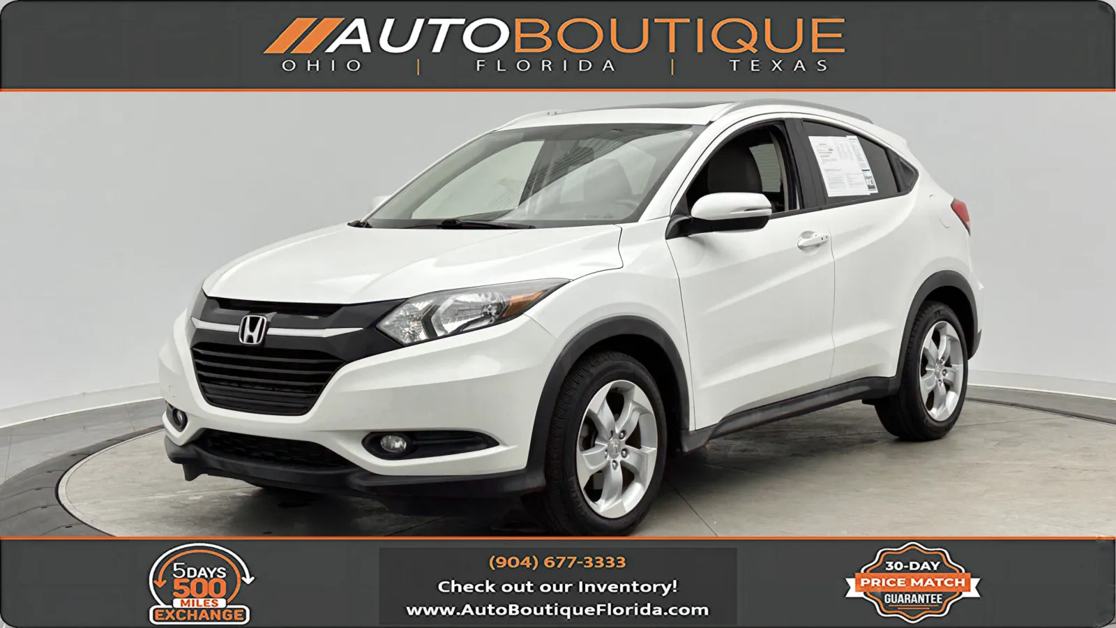 2016 Honda HR-V EX-L w/Navi for sale in Jacksonville, FL