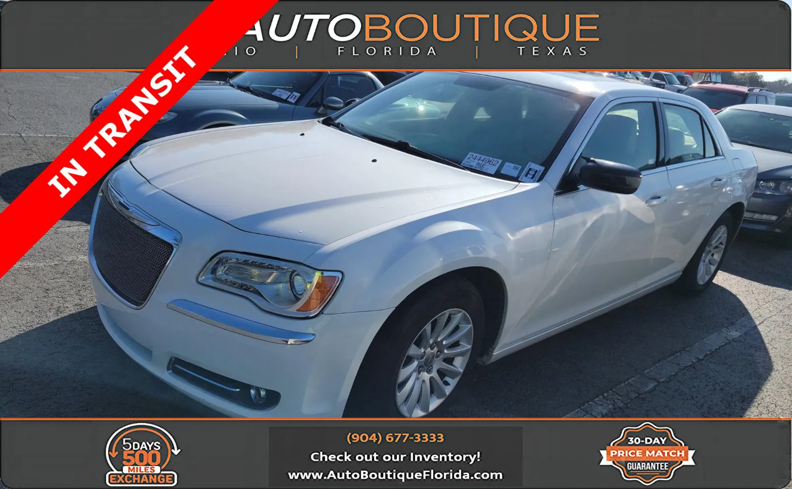 White 2013 Chrysler 300 for sale in Jacksonville, FL
