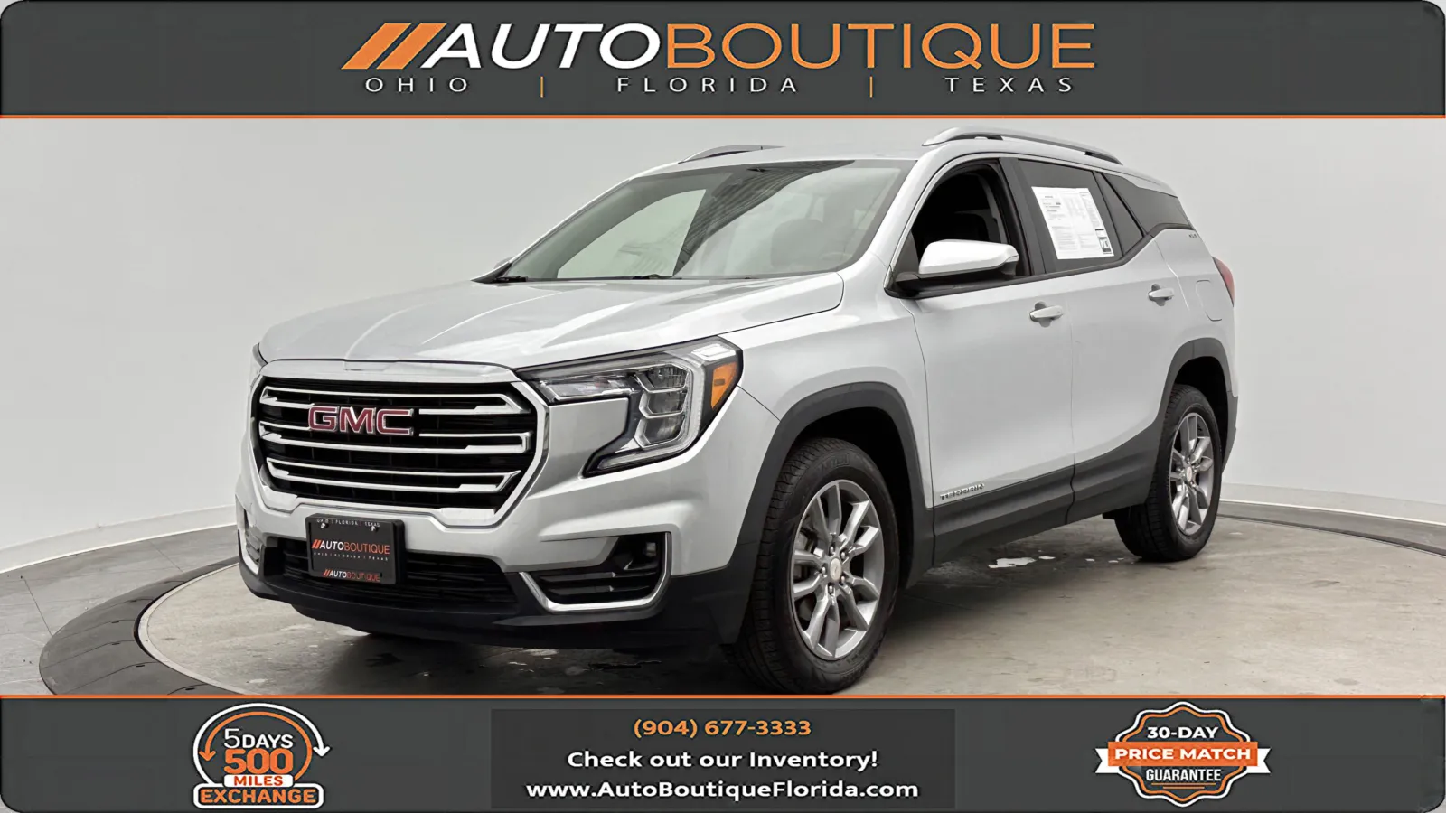 Silver 2022 GMC Terrain SLT for sale in Jacksonville, FL