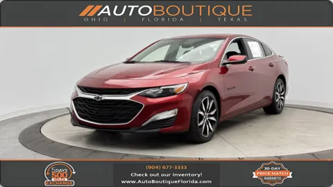 Red 2021 Chevrolet Malibu RS for sale in Jacksonville, FL