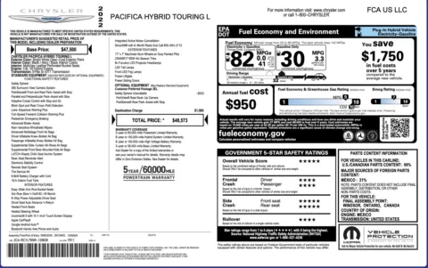 More photos of 2022 Chrysler Pacifica Hybrid Touring L at Auto Boutique Florida, FL