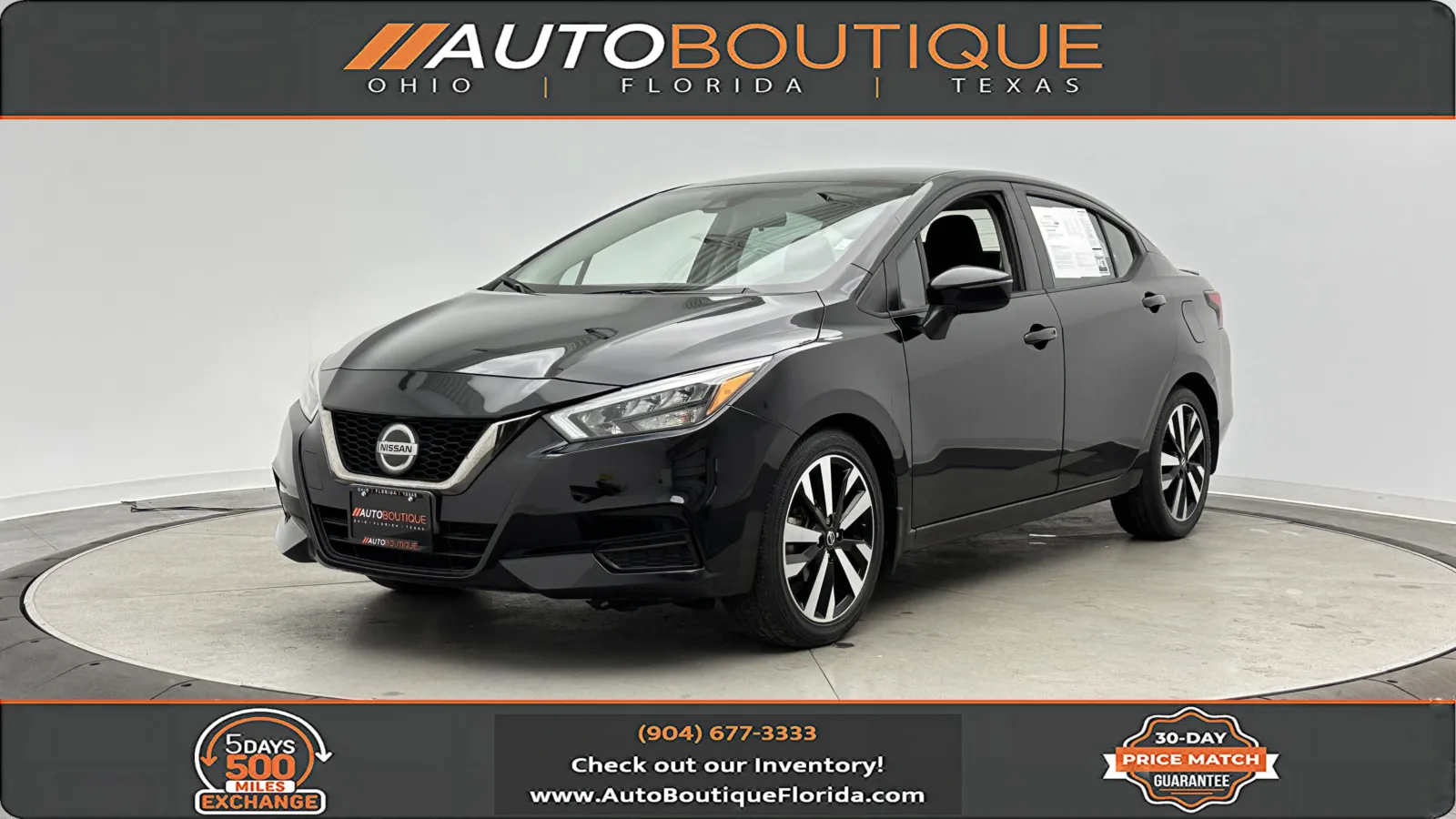 Black 2022 Nissan Versa SR for sale in Jacksonville, FL