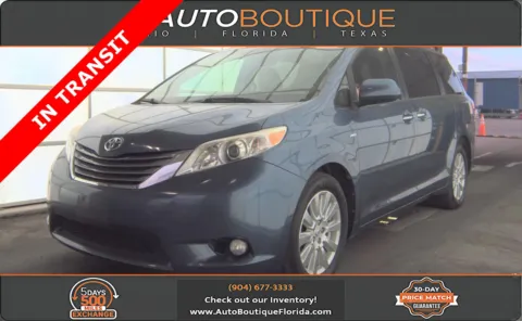 Blue 2017 Toyota Sienna XLE for sale in Jacksonville, FL