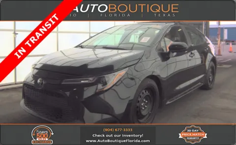 Black 2021 Toyota Corolla LE for sale in Jacksonville, FL