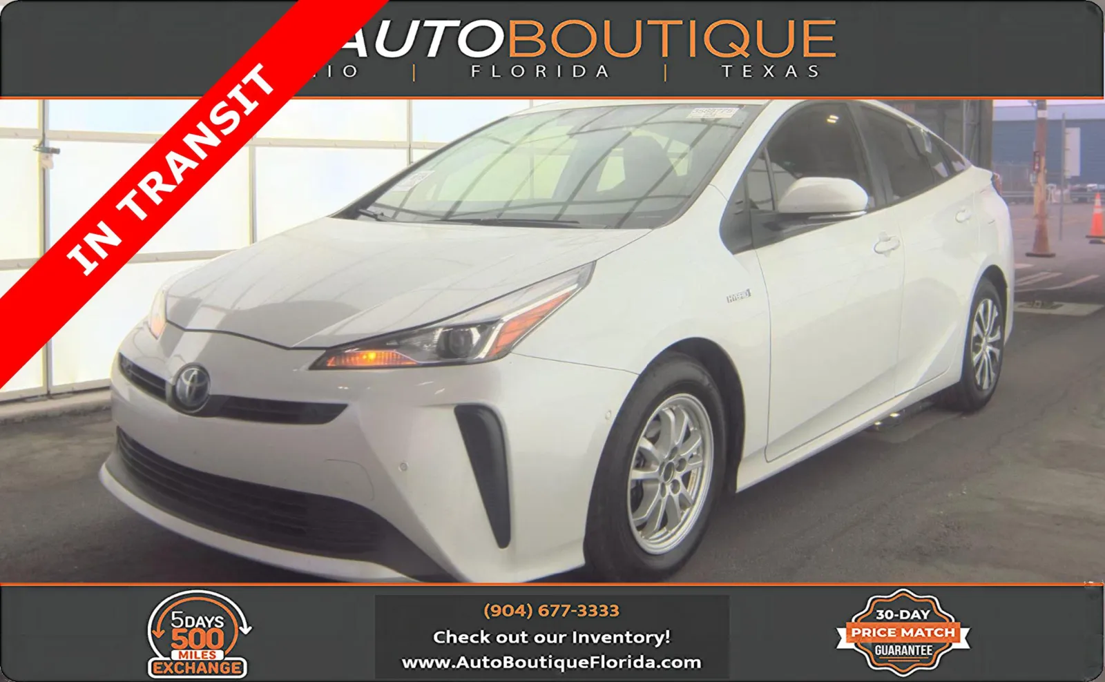 White 2022 Toyota Prius LE for sale in Jacksonville, FL