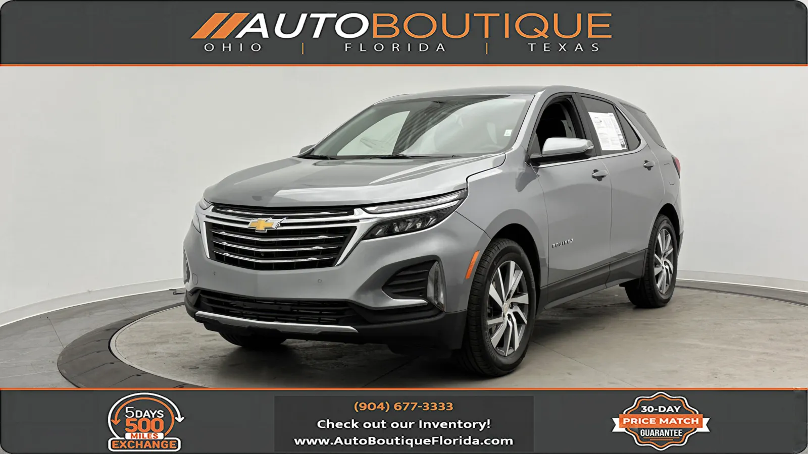 Gray 2024 Chevrolet Equinox LT for sale in Jacksonville, FL