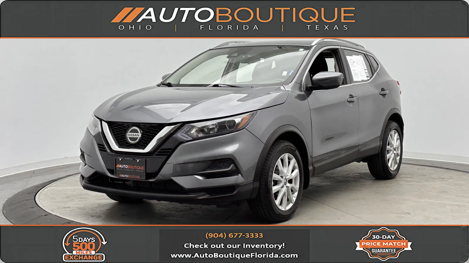 Gray 2020 Nissan Rogue Sport SV for sale in Jacksonville, FL