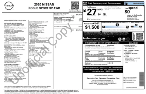 Photos of 2020 Nissan Rogue Sport SV for sale in Jacksonville, FL at Auto Boutique Florida