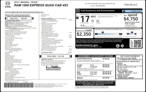 Photos of 2017 Ram 1500 Express for sale in Jacksonville, FL at Auto Boutique Florida