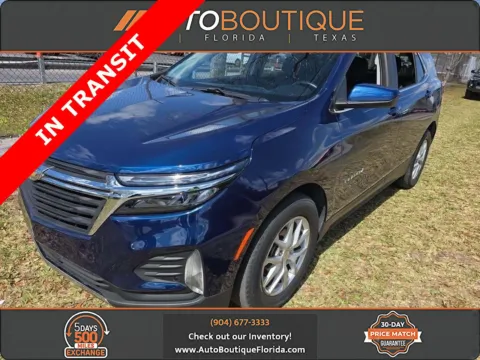 Blue 2022 Chevrolet Equinox LT for sale in Jacksonville, FL