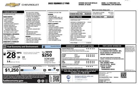 More photos of 2022 Chevrolet Equinox LT at Auto Boutique Florida, FL