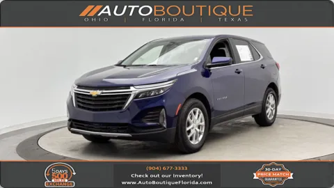 Blue 2022 Chevrolet Equinox LT for sale in Jacksonville, FL