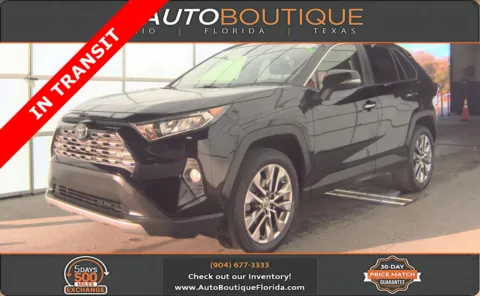 Black 2020 Toyota RAV4 Limited for sale in Jacksonville, FL