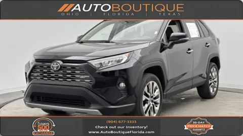 Black 2020 Toyota RAV4 Limited for sale in Jacksonville, FL