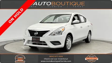 White 2019 Nissan Versa Sedan SV for sale in Jacksonville, FL