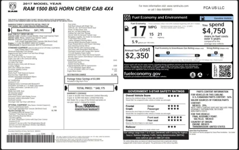 Photos of 2017 Ram 1500 Big Horn for sale in Jacksonville, FL at Auto Boutique Florida