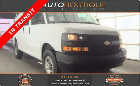 White 2022 Chevrolet Express Cargo Van 2500 for sale in Jacksonville, FL