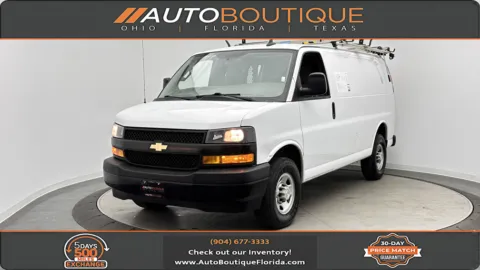 White 2022 Chevrolet Express Cargo Van 2500 for sale in Jacksonville, FL