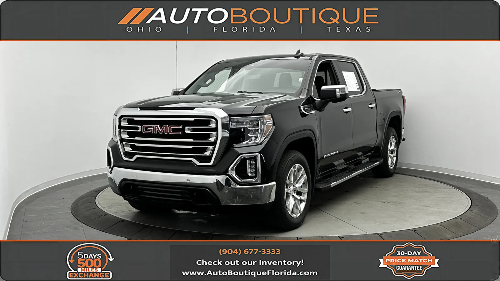Black 2019 GMC Sierra 1500 SLT for sale in Jacksonville, FL