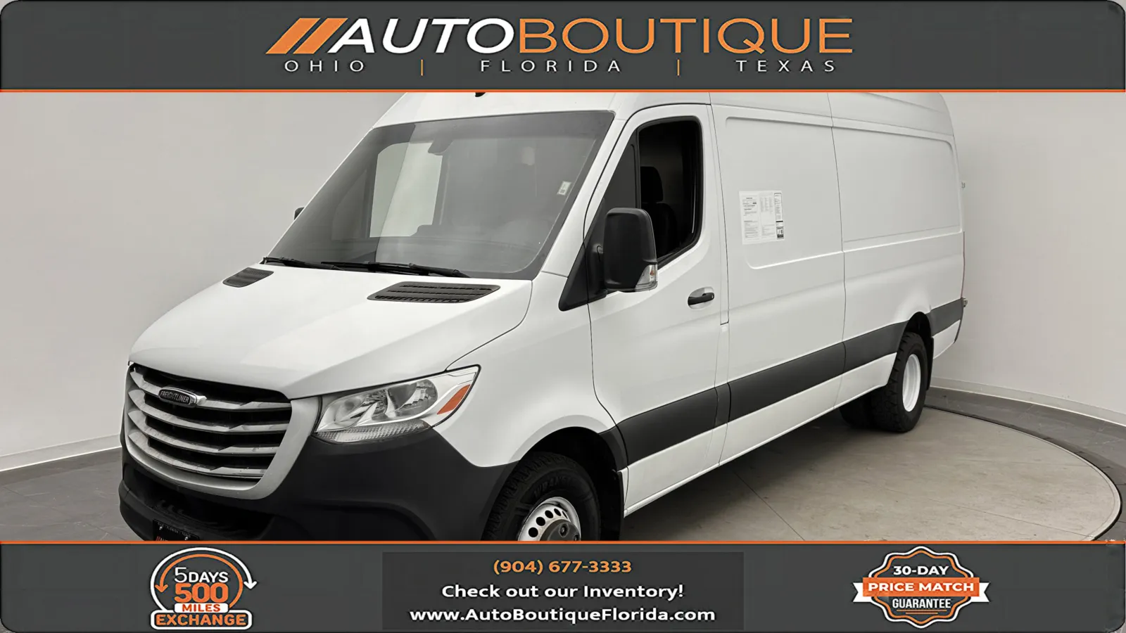 White 2020 Freightliner Sprinter Crew Van 3500XD for sale in Jacksonville, FL