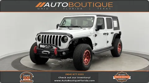 White 2018 Jeep Wrangler Unlimited Sport S for sale in Jacksonville, FL