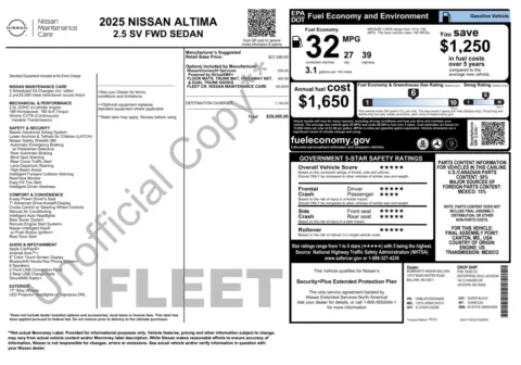 More photos of 2025 Nissan Altima SV at Auto Boutique Florida, FL
