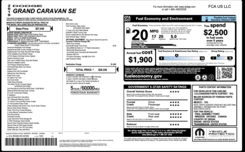 Photos of 2019 Dodge Grand Caravan SE for sale in Jacksonville, FL at Auto Boutique Florida