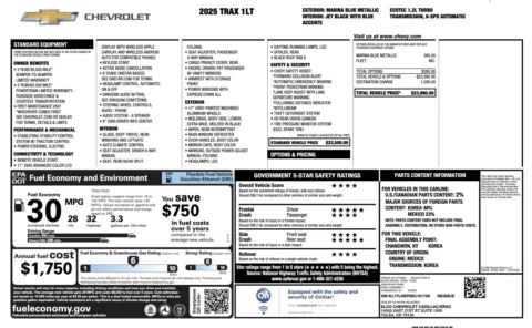 More photos of 2025 Chevrolet Trax LT at Auto Boutique Florida, FL