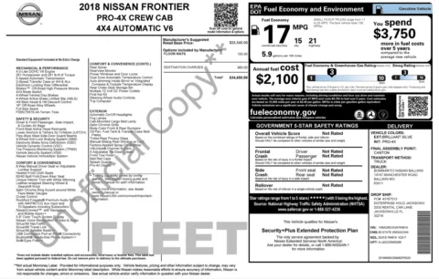 Photos of 2018 Nissan Frontier PRO-4X for sale in Jacksonville, FL at Auto Boutique Florida