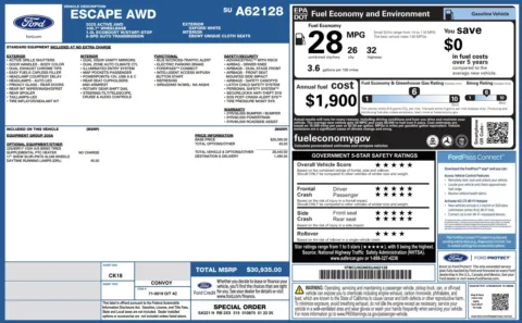 Photos of 2025 Ford Escape Active for sale in Jacksonville, FL at Auto Boutique Florida