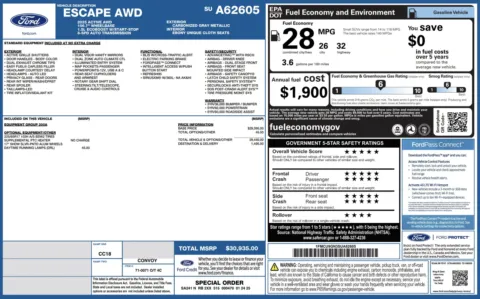 Photos of 2025 Ford Escape Active for sale in Jacksonville, FL at Auto Boutique Florida