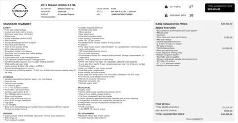 More photos of 2013 Nissan Altima 2.5 SL at Auto Boutique Florida, FL