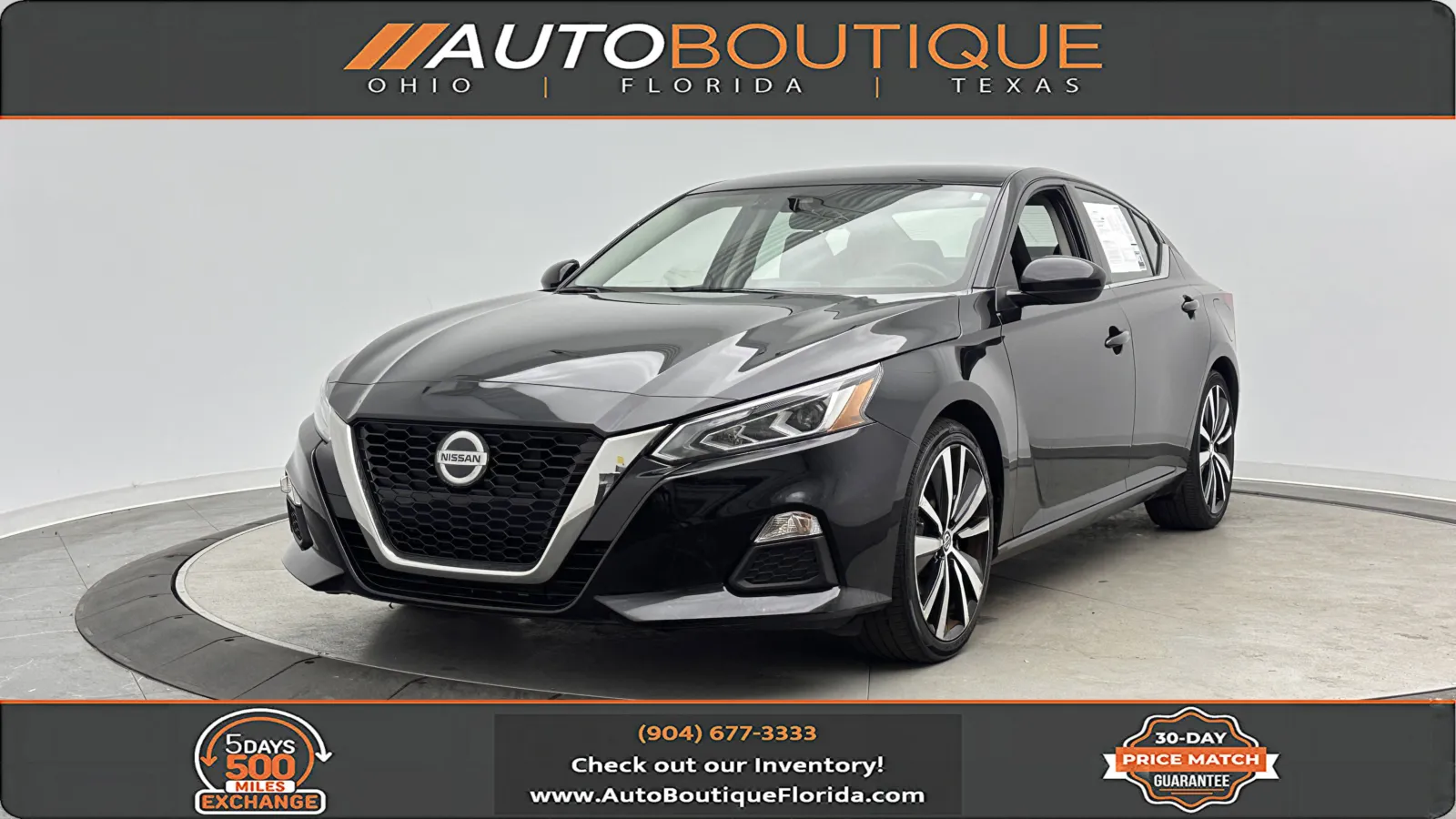 Black 2022 Nissan Altima 2.5 SR for sale in Jacksonville, FL