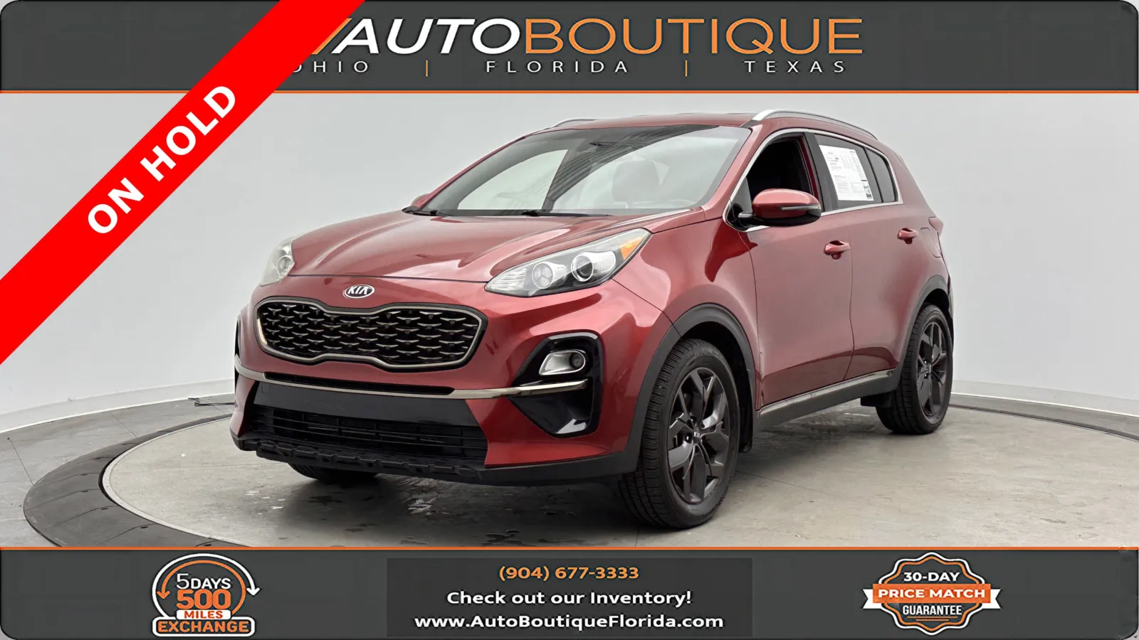 Red 2020 Kia Sportage S for sale in Jacksonville, FL