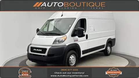 White 2022 Ram ProMaster Cargo Van 1500 136 WB for sale in Jacksonville, FL